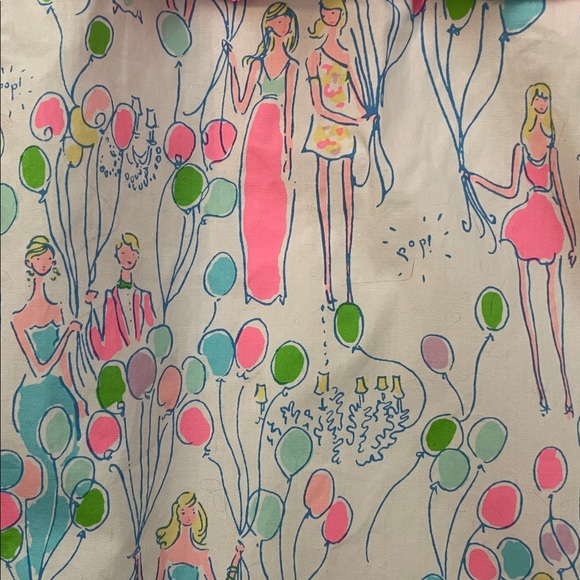 RARE Lilly Pulitzer Lowe Peplum Dress POP! Party 4 EUC - Picture 7 of 12